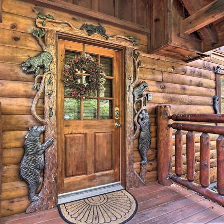 Smoky Mountain Log Cabin 7 Mi To Gatlinburg! Sevierville Ngoại thất bức ảnh