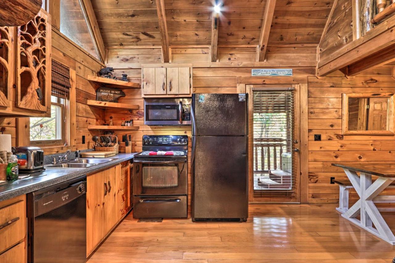 Smoky Mountain Log Cabin 7 Mi To Gatlinburg! Sevierville Ngoại thất bức ảnh