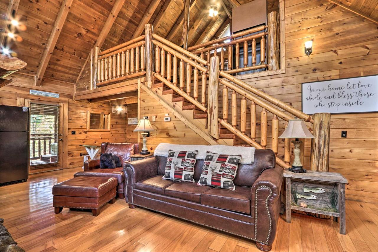 Smoky Mountain Log Cabin 7 Mi To Gatlinburg! Sevierville Ngoại thất bức ảnh