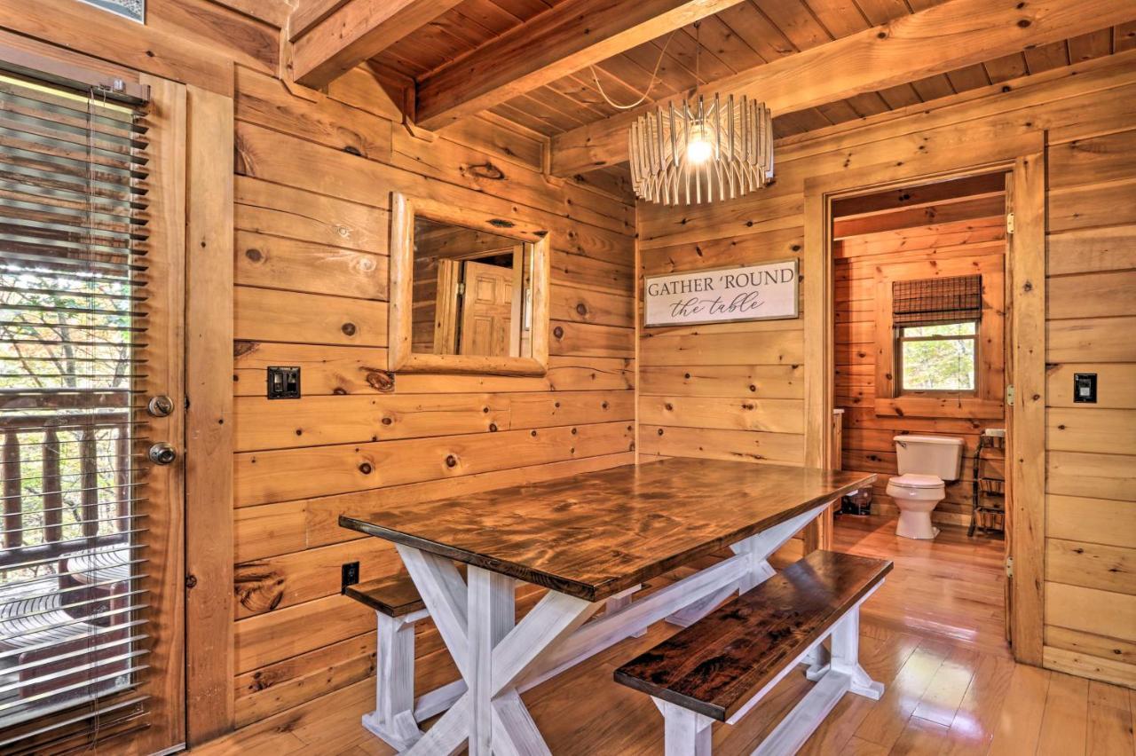 Smoky Mountain Log Cabin 7 Mi To Gatlinburg! Sevierville Ngoại thất bức ảnh