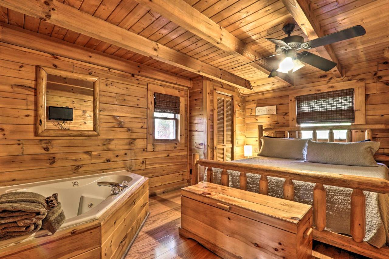 Smoky Mountain Log Cabin 7 Mi To Gatlinburg! Sevierville Ngoại thất bức ảnh