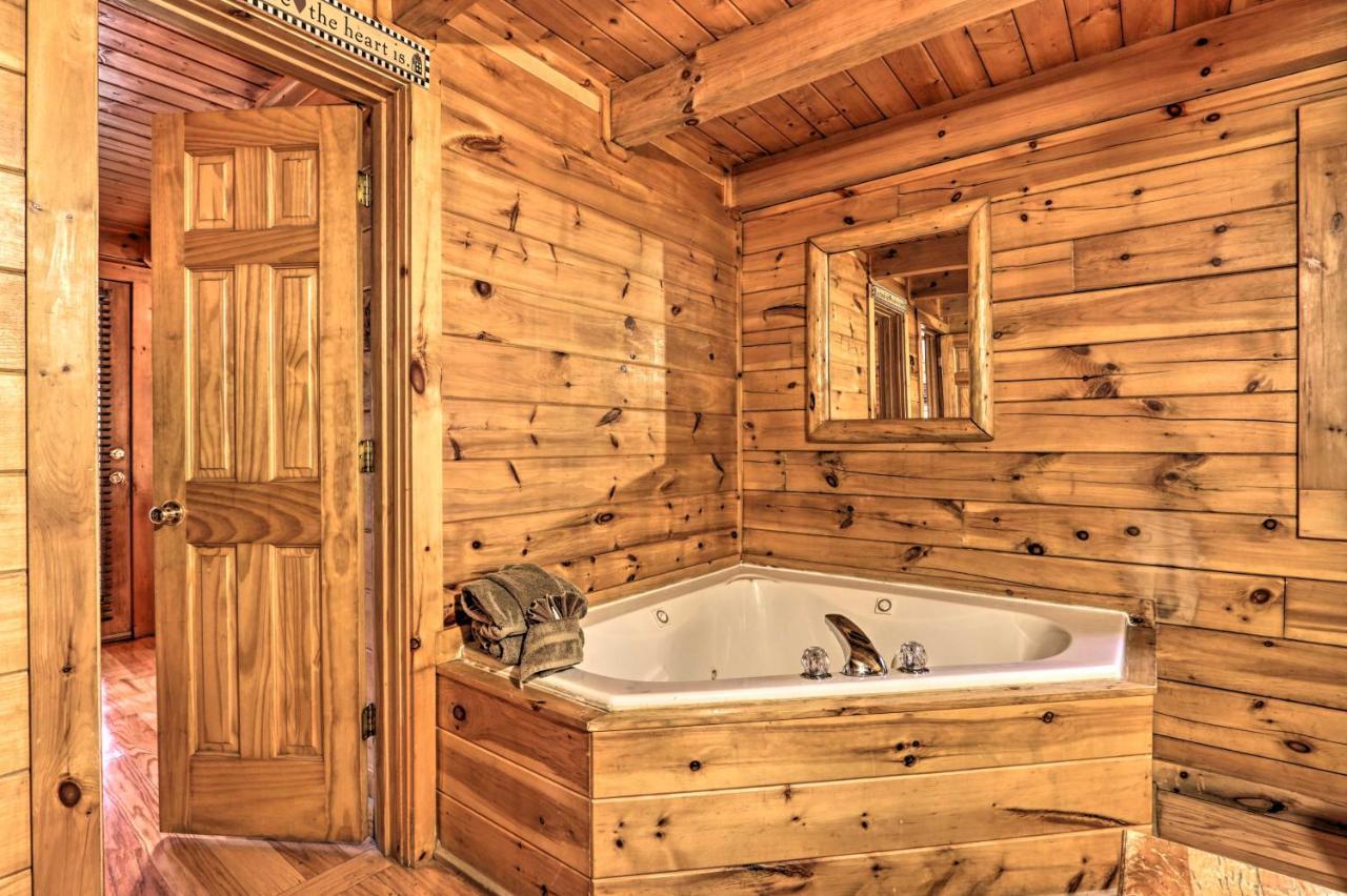 Smoky Mountain Log Cabin 7 Mi To Gatlinburg! Sevierville Ngoại thất bức ảnh