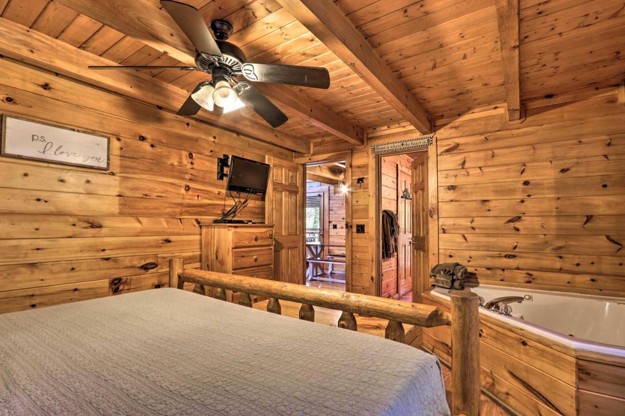 Smoky Mountain Log Cabin 7 Mi To Gatlinburg! Sevierville Ngoại thất bức ảnh